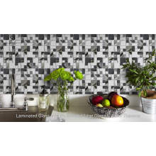 Square Mixed Glass Mosaic Tile For Wall Decoration from Factory